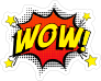 Awesome Wow Comic Sticker