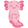 Axolotl Anime Sticker