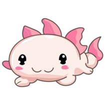 Axolotl Cute Amphibian Sticker
