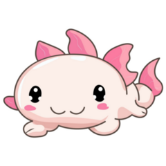 Axolotl Cute Amphibian Sticker
