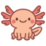 Axolotl Kawaii Style Sticker