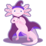 Axolotl Wizard Sticker