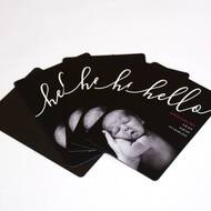 Baby Announcement Custom Rounded Rectangle Magnet