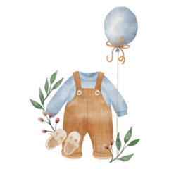 Baby Boy Outfit Sticker