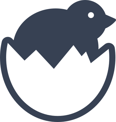 Baby Chick Chicken In Egg Sticker