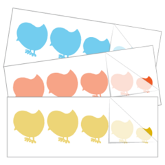 Baby Chick Family Stickers and Decals