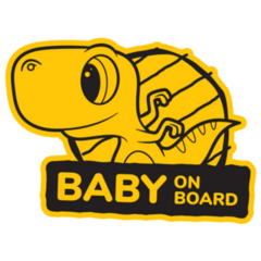 Baby Dinosaur Baby On Board Sticker
