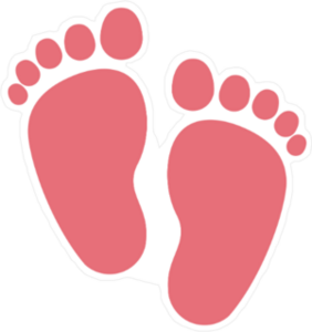 Baby Foot Print Sticker