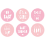 Baby Girl Sticker Sheet