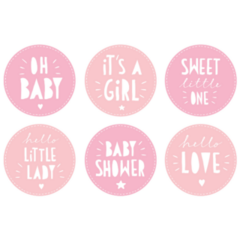 Baby Girl Sticker Sheet