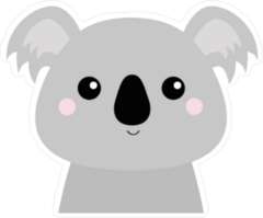 Baby Grey Koala Sticker