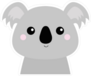 Baby Grey Koala Sticker