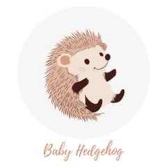 Baby Hedgehog Sticker
