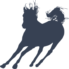 Baby Horse Running Sticker