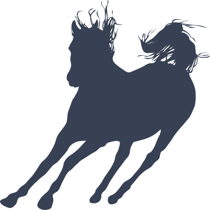 Baby Horse Running Sticker