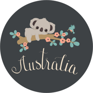 Baby Koala Australia Sticker
