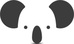 Baby Koala Face Sticker