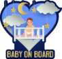 Baby On Board For Baby Safety In The Car