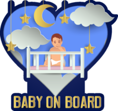 Baby On Board For Baby Safety In The Car