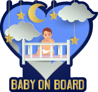 Baby On Board For Baby Safety In The Car