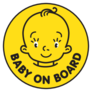 Baby On Board Or Baby In Car Sticker