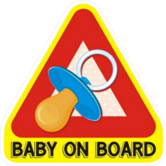 Baby on Board Pacifier Sticker