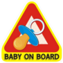 Baby on Board Pacifier Sticker
