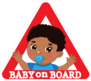 Baby on Board Road Safety Sticker