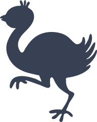Baby Ostrich Bird Sticker