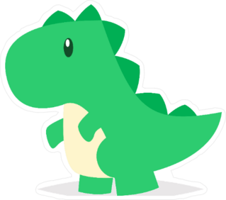 Baby Toy Dinosaur Sticker