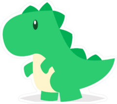 Baby Toy Dinosaur Sticker