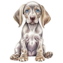 Baby Weimaraner Sticker