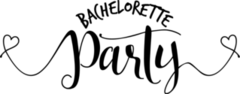 Bachelorette Party - Hand Lettering Sticker