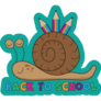 Back To School Pencil Snail Sticker