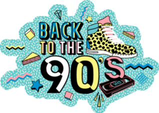 Back To The 90s Sticker