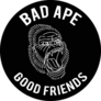 Bad Ape Good Friend Sticker