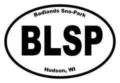 Badlands Sno-Park Oval Sticker