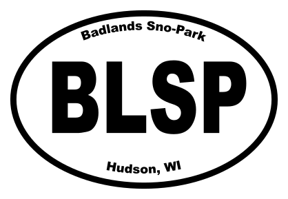 Badlands Sno-Park Oval Sticker