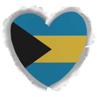 Bahama Paper Heart Sticker