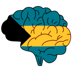 Bahamas Brain Sticker