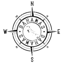 Bahamas Compass Sticker