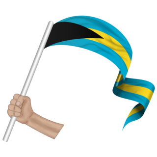 Bahamas Fabric Sticker