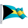 Bahamas Flag Sticker