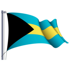 Bahamas Flag Sticker