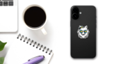 Bahamas Fox Sticker on a Phone (New) example