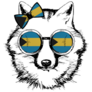 Bahamas Fox Sticker