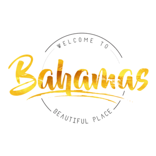 Bahamas Golden Sticker