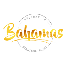 Bahamas Golden Sticker