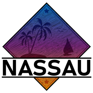 Bahamas Nassau Palm Sticker