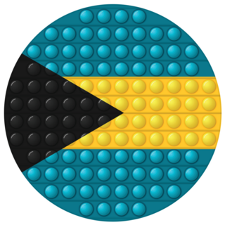 Bahamas Pop It Sticker